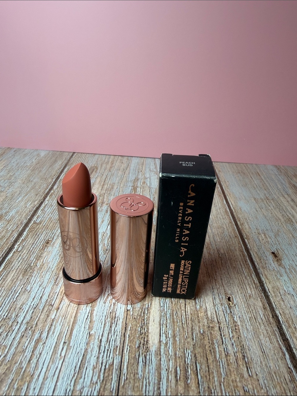Anastasia Beverly Hills Peach Bud Satin Lipstick - Peachy Nude